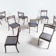 Set of 8 Ole Wanscher dining chairs by Poul Jeppesen Møbelfabrik