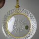 Crystal vide-poche from Sèvres, created by L. Seiler, with an antique gold mount.