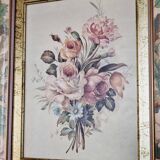 Set of 4 Italian floral frames