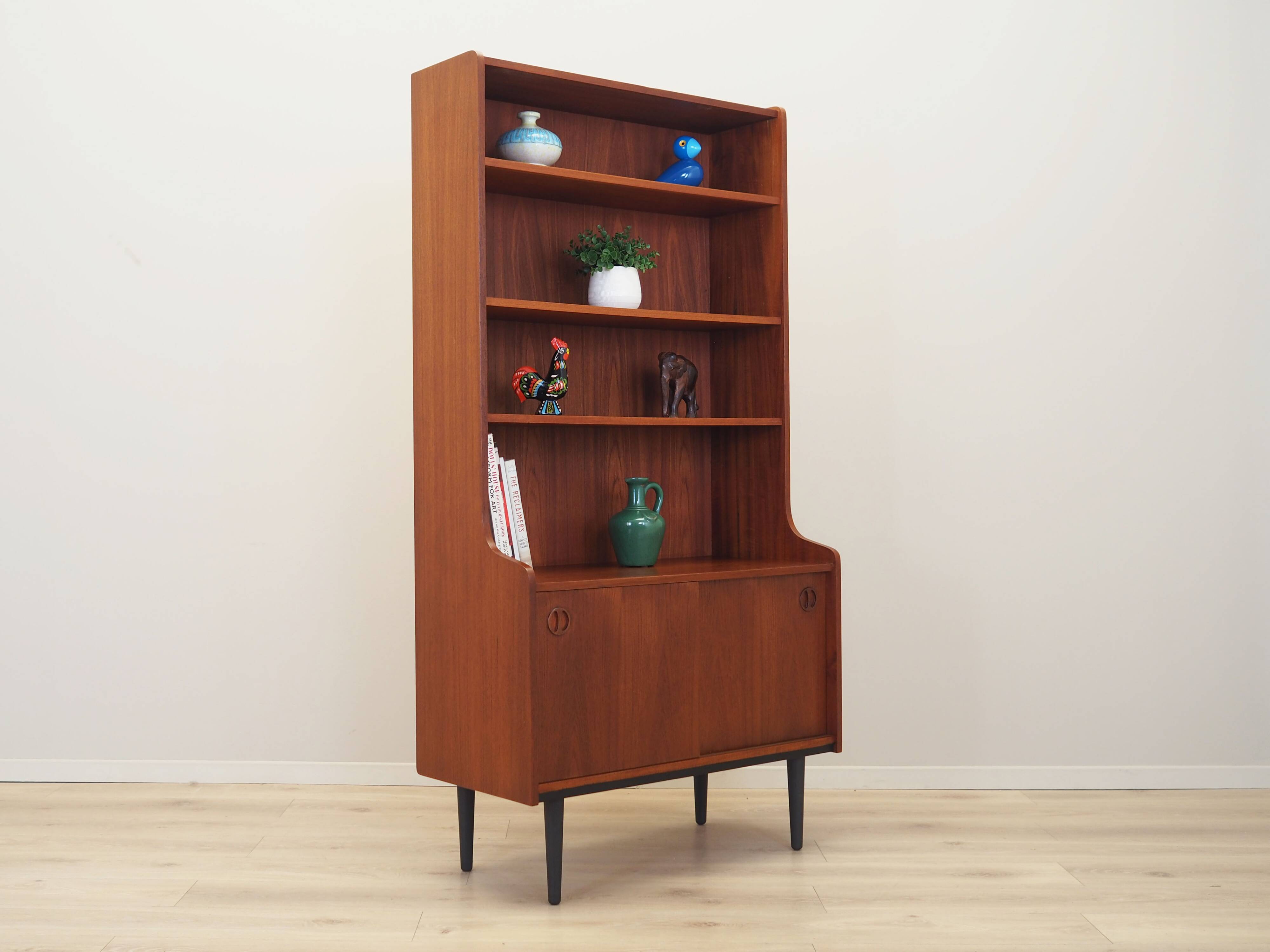 Teak bookcase, Danish design, 1970s, production: Denmark