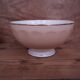3 antique pale pink earthenware bowls from Moulin Des Loups