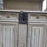Antique sideboard from a medieval chest