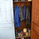 Workshop blue weathered wood furniture