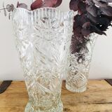 Old crystal vase
