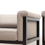 Paire de fauteuils de Jules Wabbes, Livourne-Série 800 Luxe édité par Bullo