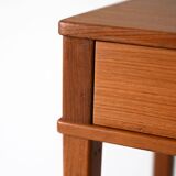 Vintage bedside table with gold handle