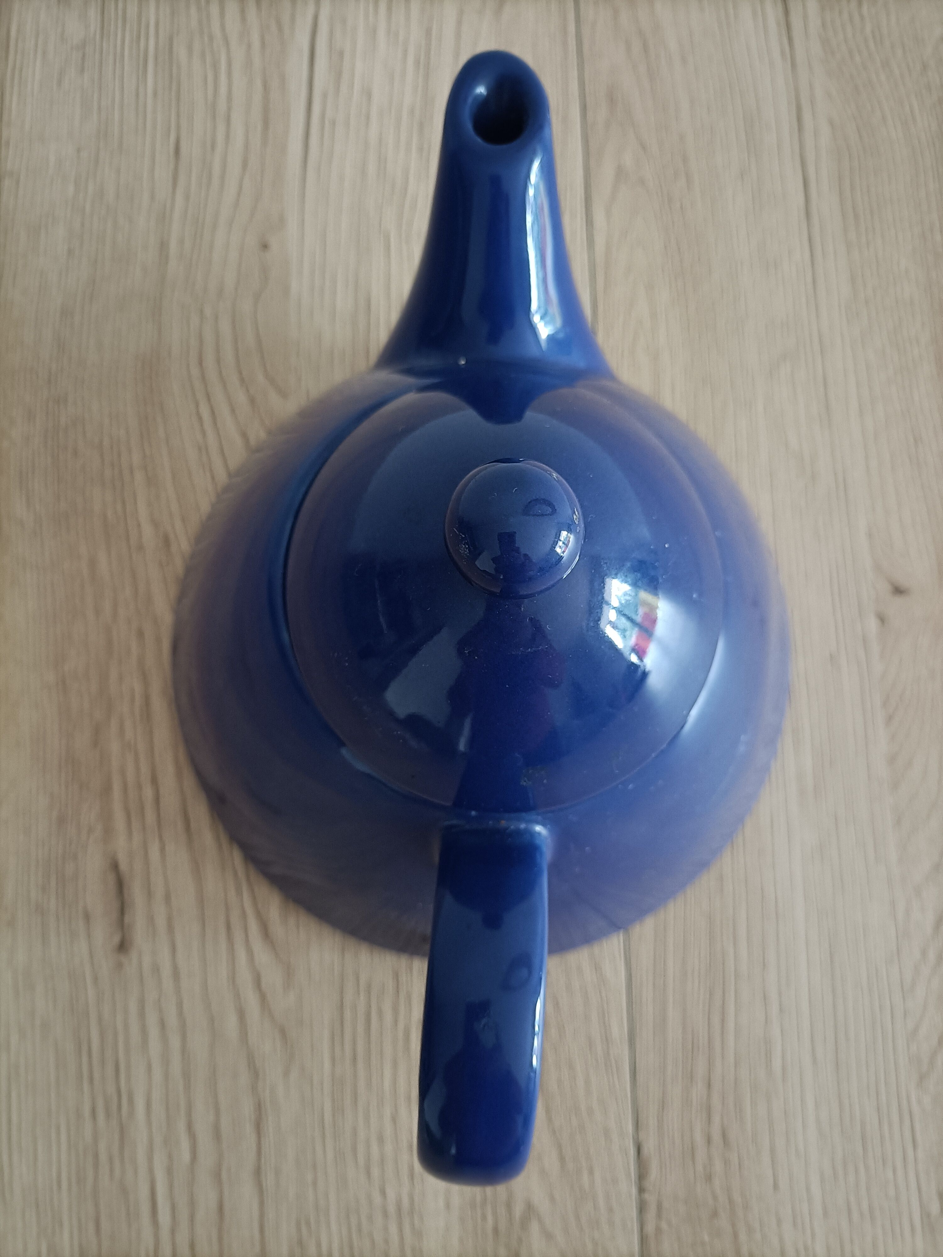 Contemporary blue teapot France