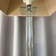 Vintage Hollywood Regency Acrylic Table Lamp with Original Woven Shade