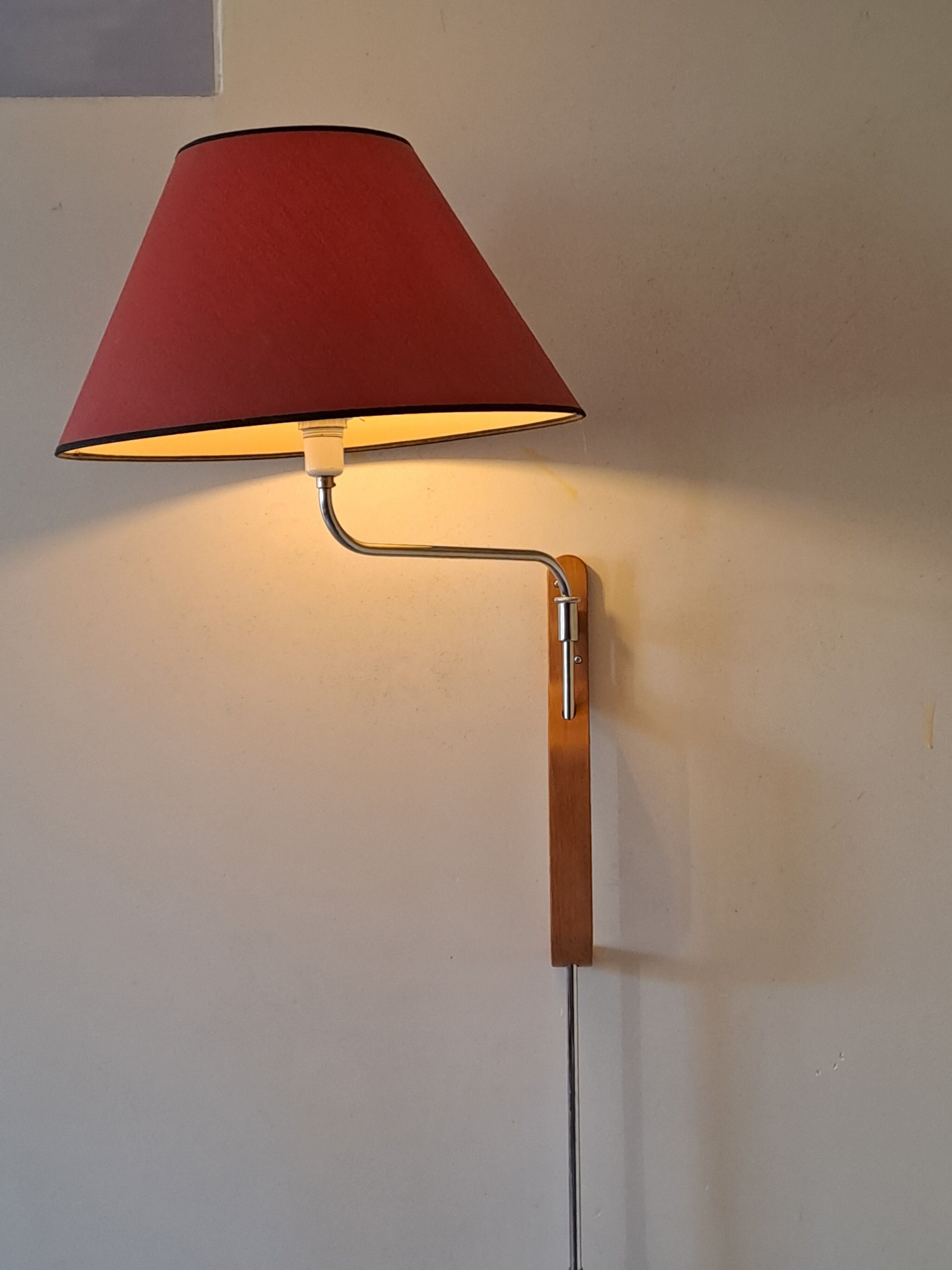 "Grevie" wall light by Lars Bessfelt, Mid-Century Scandinavian 1960s.