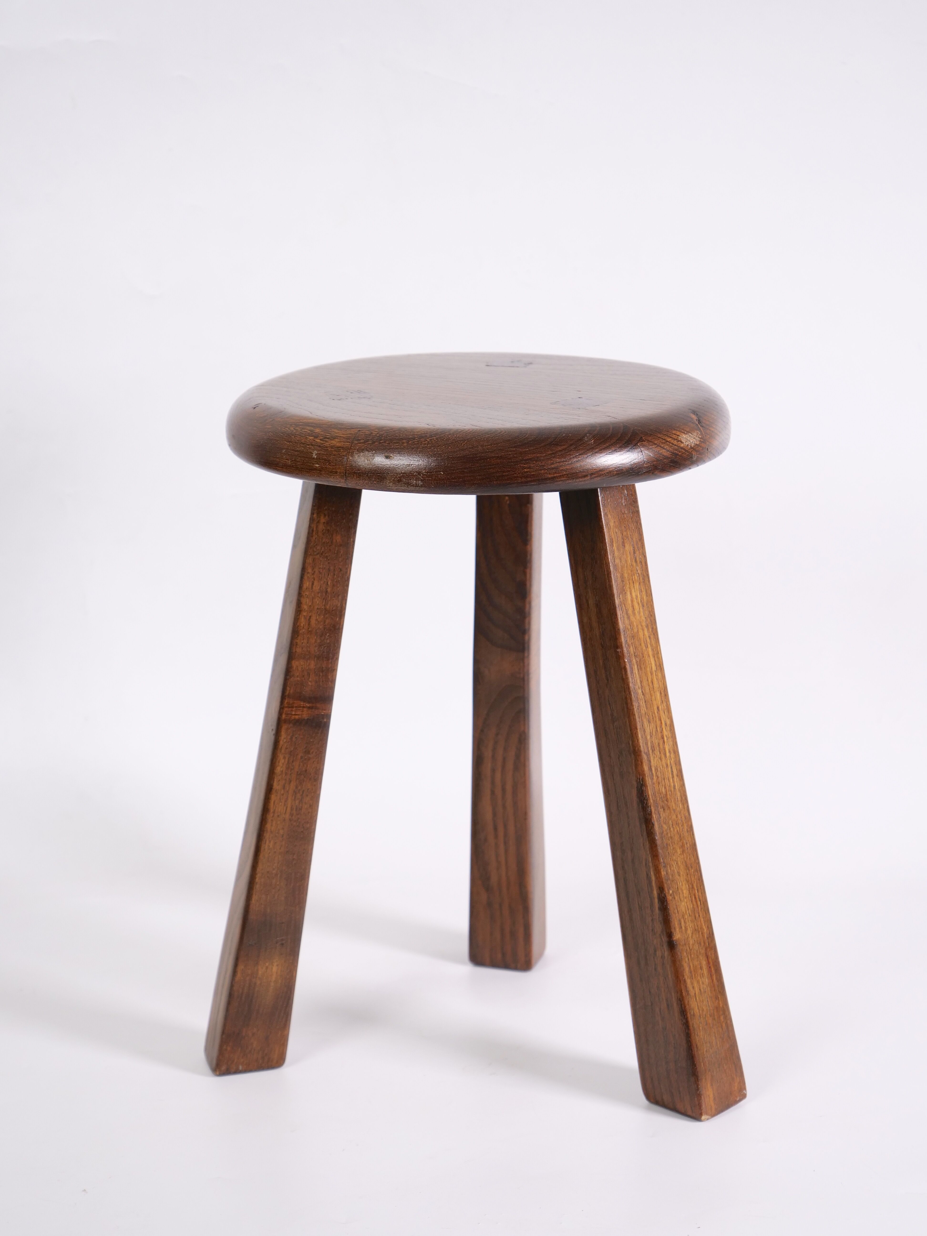 Brutalist tripod stool