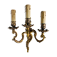 Wall light in gilded bronze