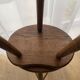 Solid oak tripod stools