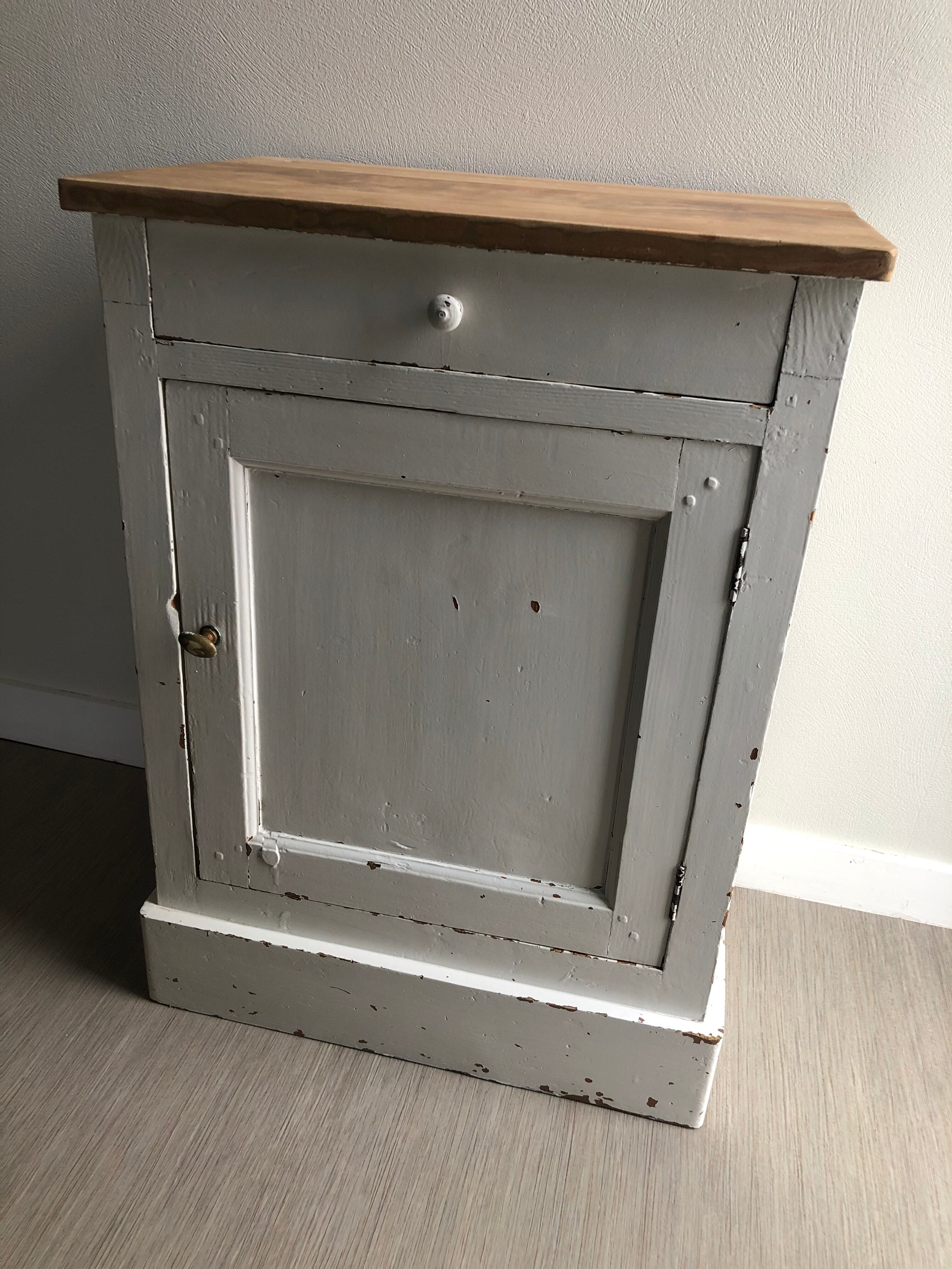 Old Patinated wood sideboard
