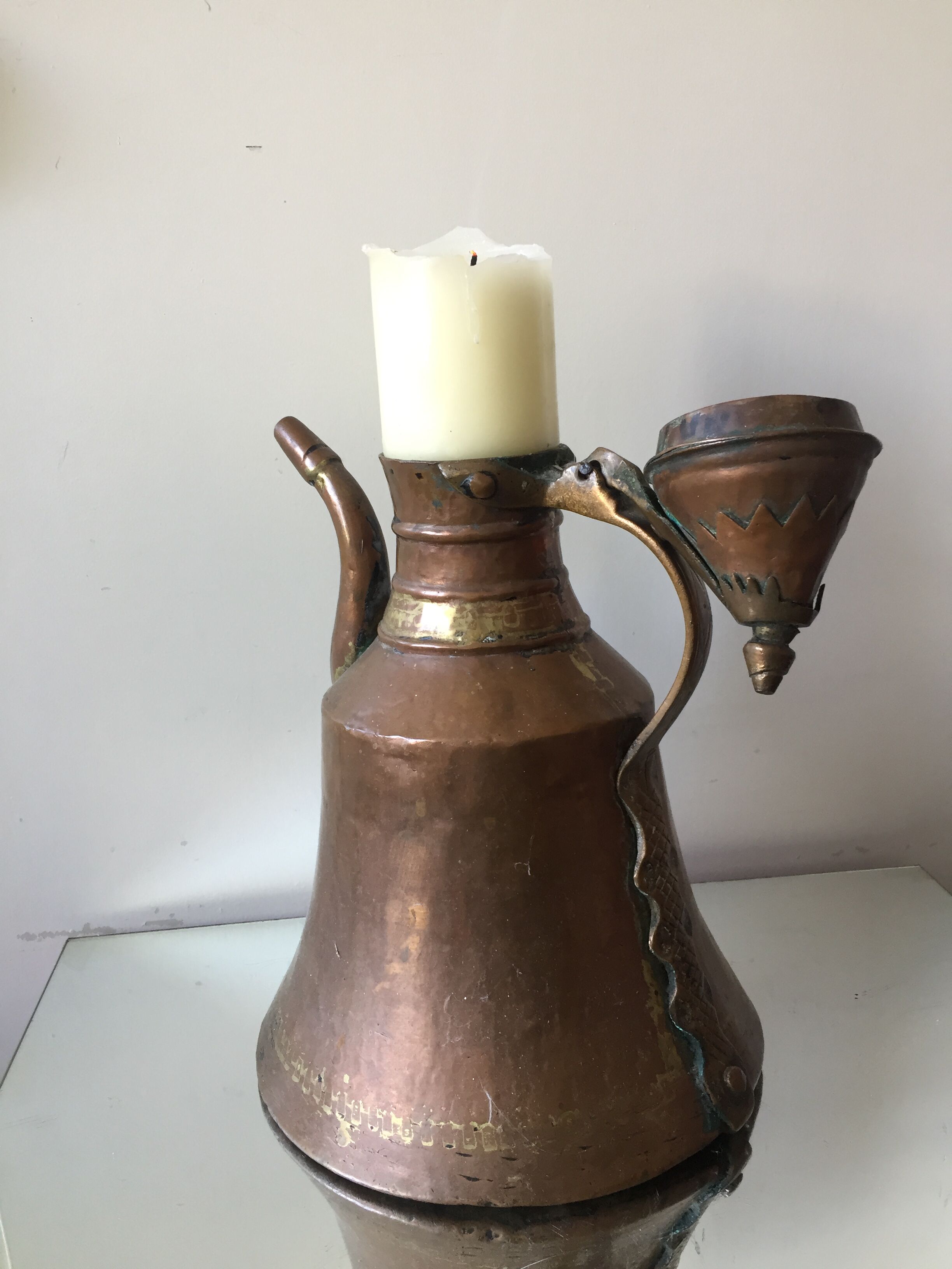 Islamit art ottoman copper ewer