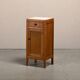 Art Deco Nightstand or Bedside table Oak and Marble, Dutch, 1930s