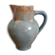 Pitcher ceramic  tones blue, green and caramel