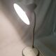Grande lampe de bureau orientable en métal laqué blanc années 70