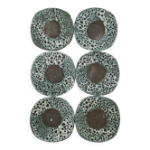 Ensemble de 6 assiettes en grès