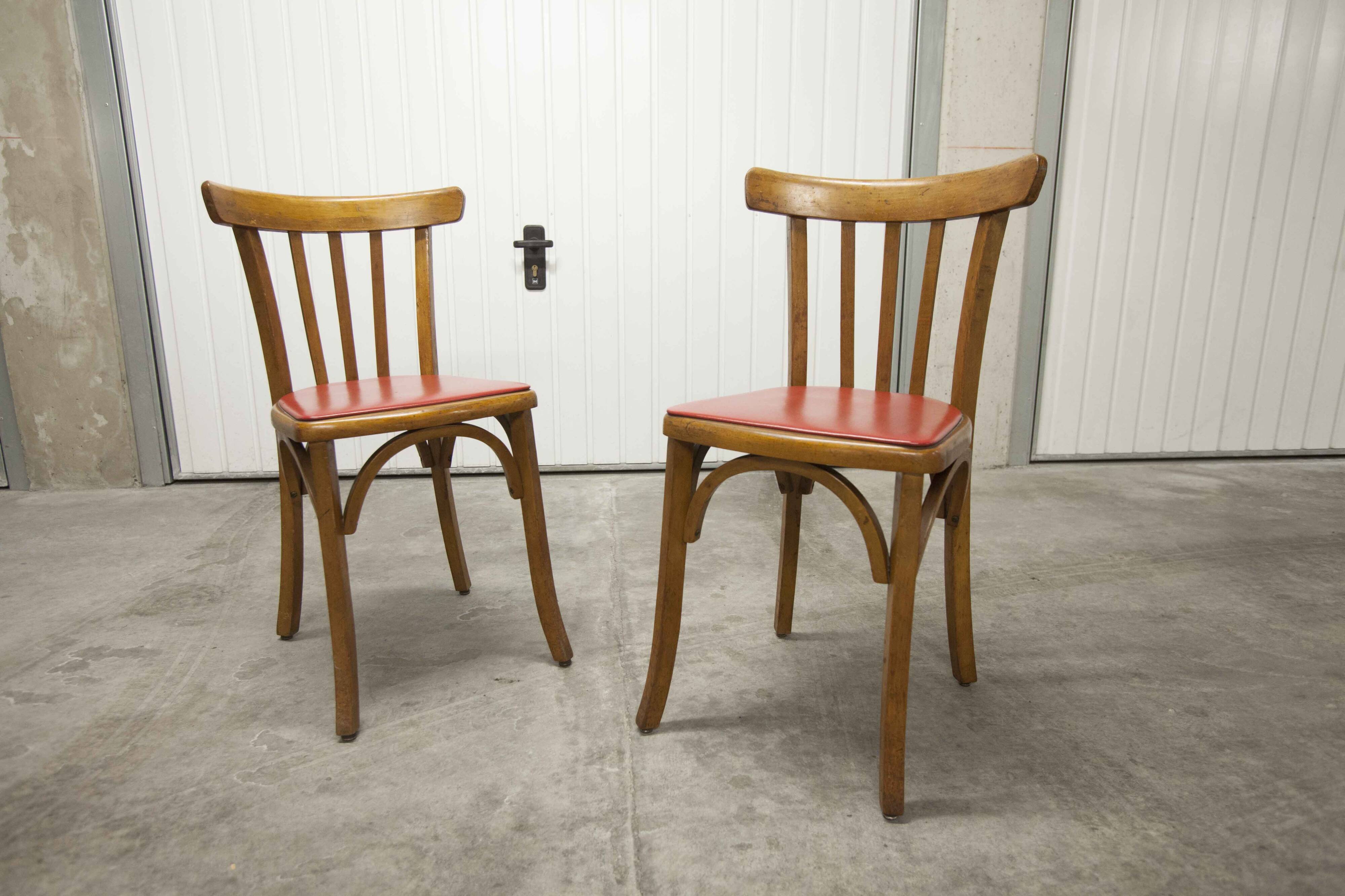 Paire de chaises bistrot Luterma 1960