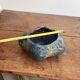 Pot photophore cut glazed ceramic large fire artisan pottery