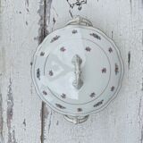 Clay porcelain soup bowl