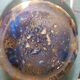 Decorative plate or presentation in blown glass
