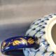 Lomonosov Imperial Porcelain XXL 2000ml Teapot Cobaltnet 22 Carat Gold