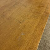 Old wooden desk and armchair