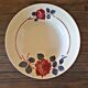 6 hollow Plates Badonviller porcelain floral pattern (roses)