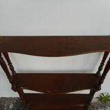 Hanging wood shelf