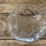 Pair of so-called "corolla" vases in Murano glass