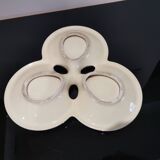Appetizer dish Server 3 shells Verceram 60'S