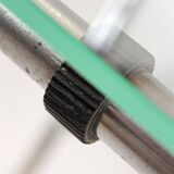 Large Bauhaus Functionalist Plant Stand in Chromed Steel and Glass, Former