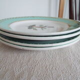 4 bird dessert plates