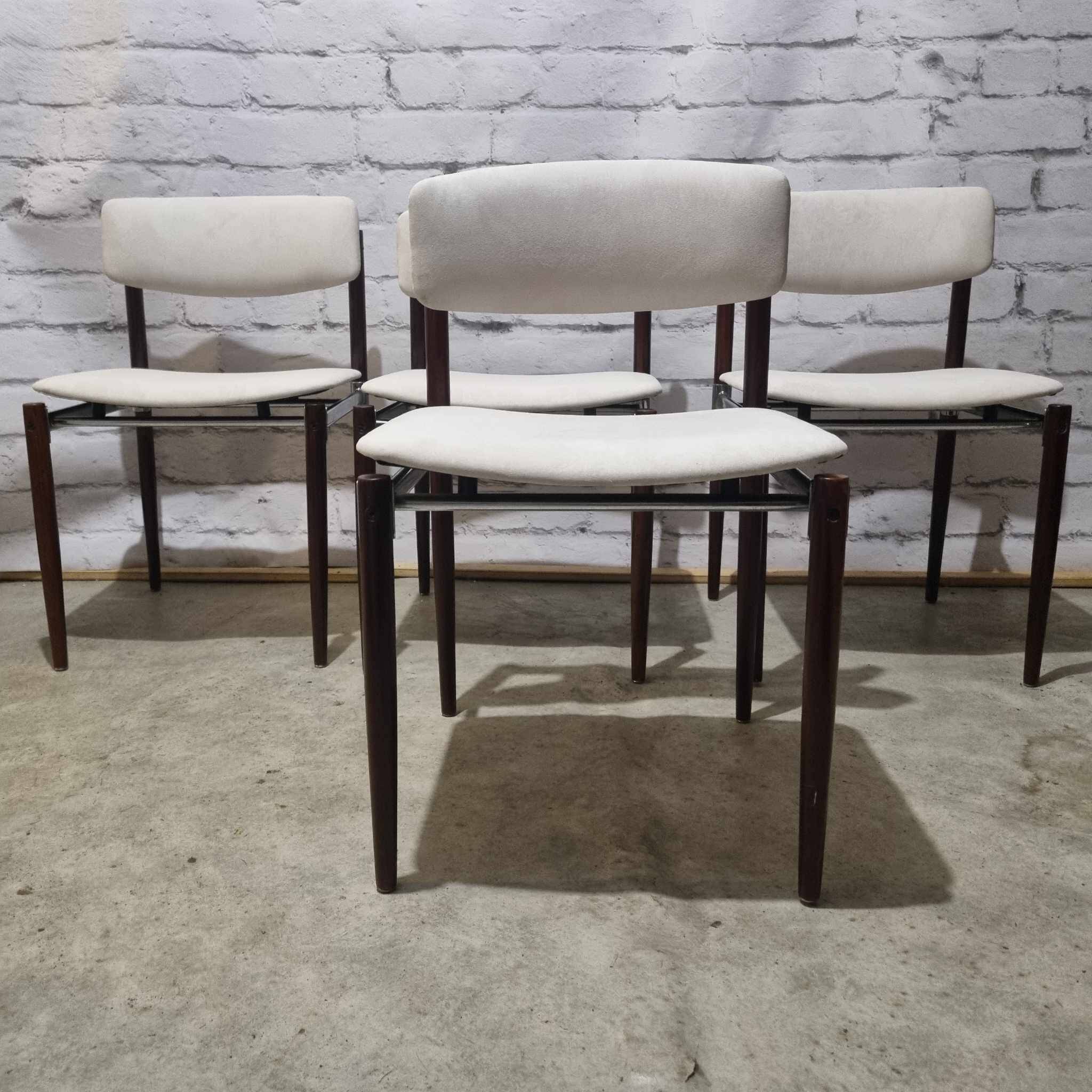 Vintage Dining Chairs By C. Denekamp For Thereca, 1960s, Set Of 4