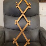 Vintage accordion coat rack