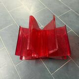 Kartell Red Magazine Rack