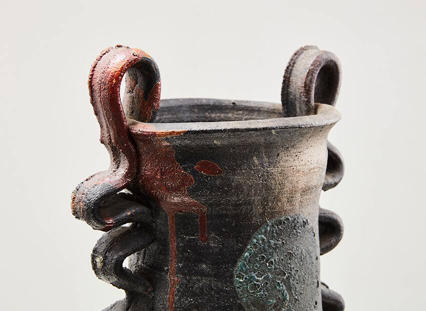 Betty Woodman Unique Vase U.S.A. 1960s