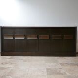 Brutalist mid-century belgium credenza