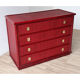 Commode vintage Dal Vera en bambou et osier, 1960