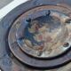 3 decorative handmade plates/trinket dishes