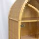 Mid-Century Rattan Display Cabinet, 1970s