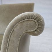 1960s, Danish 3-seater sofa, light green furniture velour.