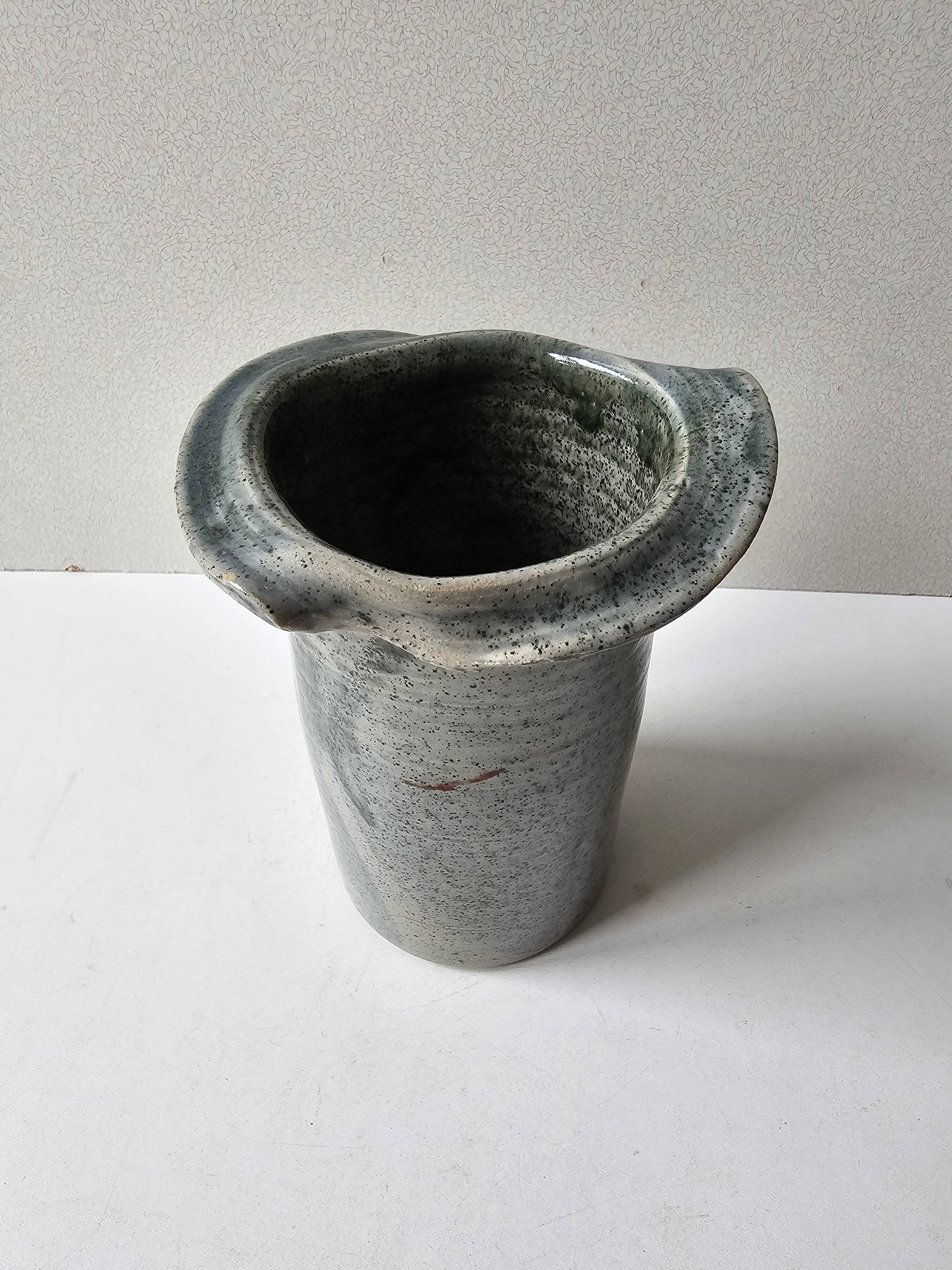 Free-form ceramic vase by colette szostak