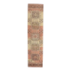 1970s Vintage Turkish Hand-Knotted Floral Runner 84x358