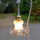 Amber yellow tulip glass nomad pendant light 🌷