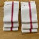3 BF embroidered linen tea towels