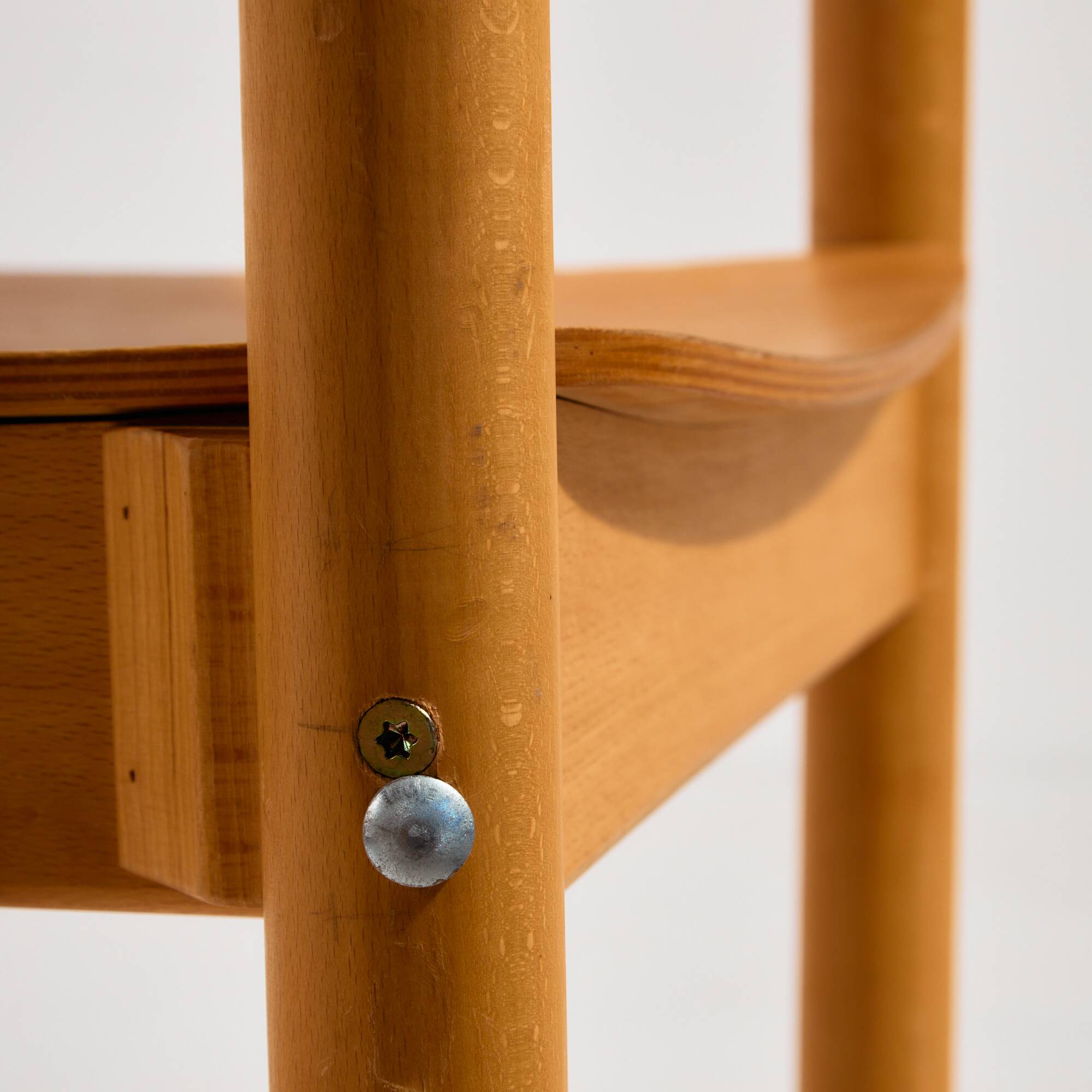 Stackable oak chair