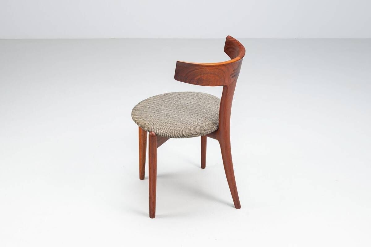 Erik Andersen & Palle Pedersen T-chair model 68 in teak Randers Denmark 1960