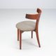 Erik Andersen & Palle Pedersen T-chair model 68 in teak Randers Denmark 1960
